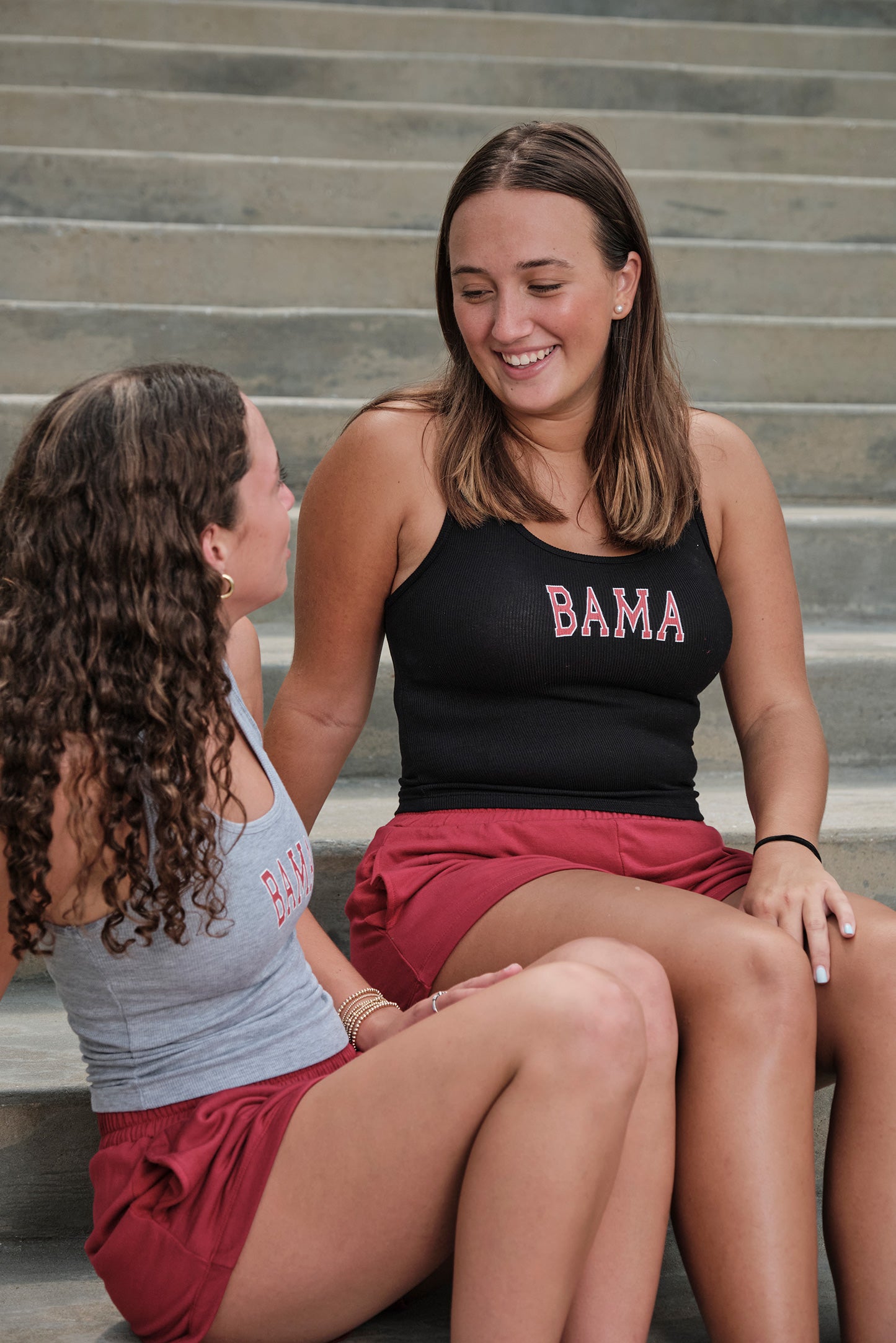 BAMA 2x1 Luxe Rib Tank in Black