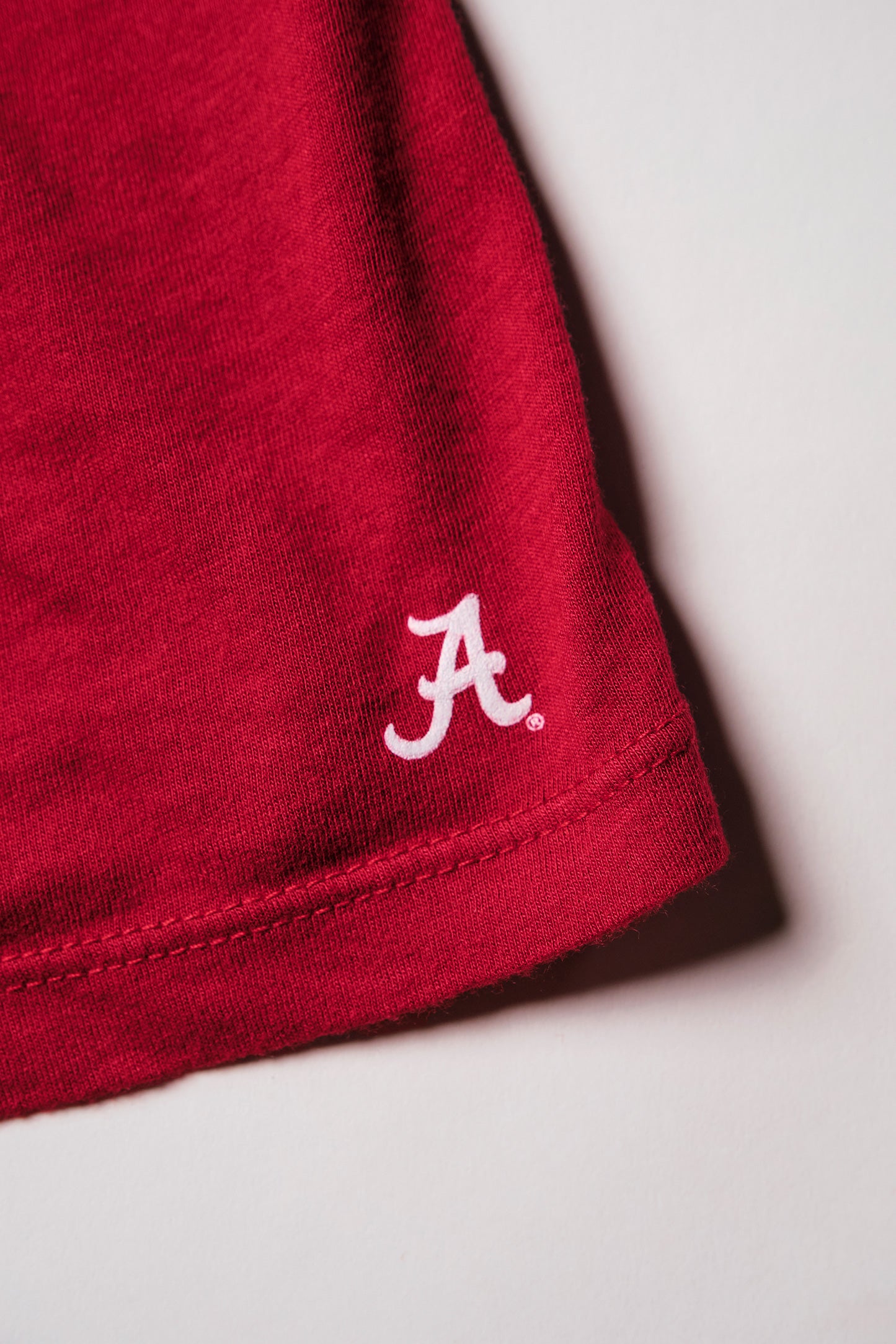 Mini Logo Butter Soft Crew in Crimson