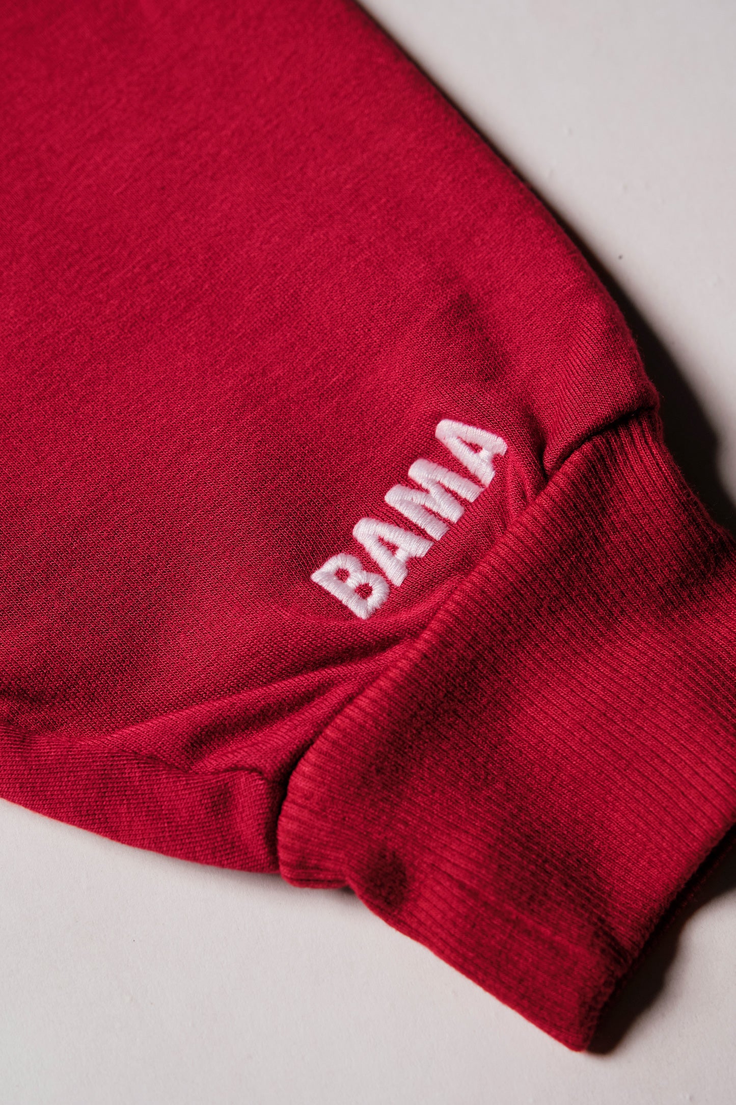 Mini Bama Softest Fleece Hoodie in Crimson