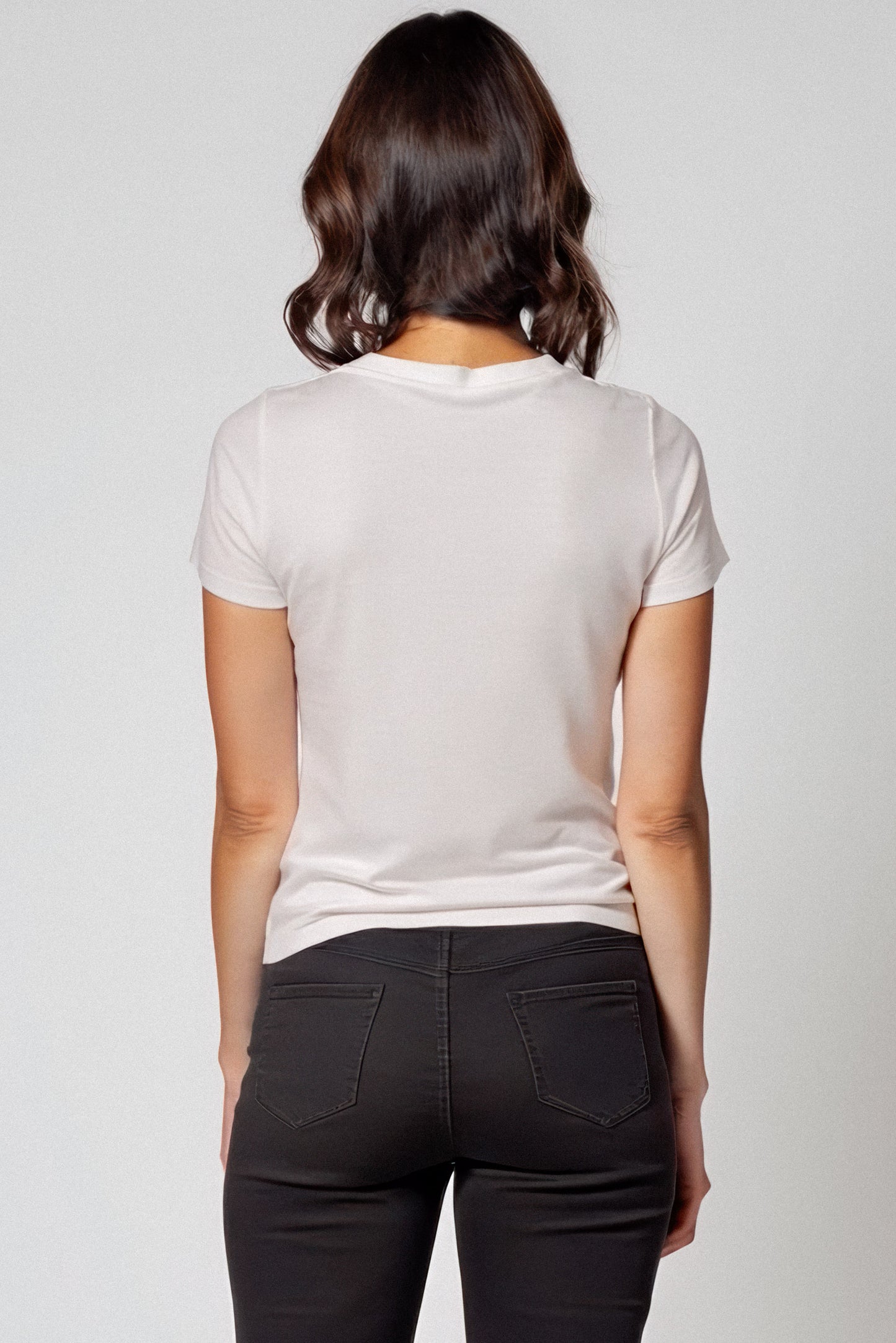 Logo Butter Soft Boxy Crop in White