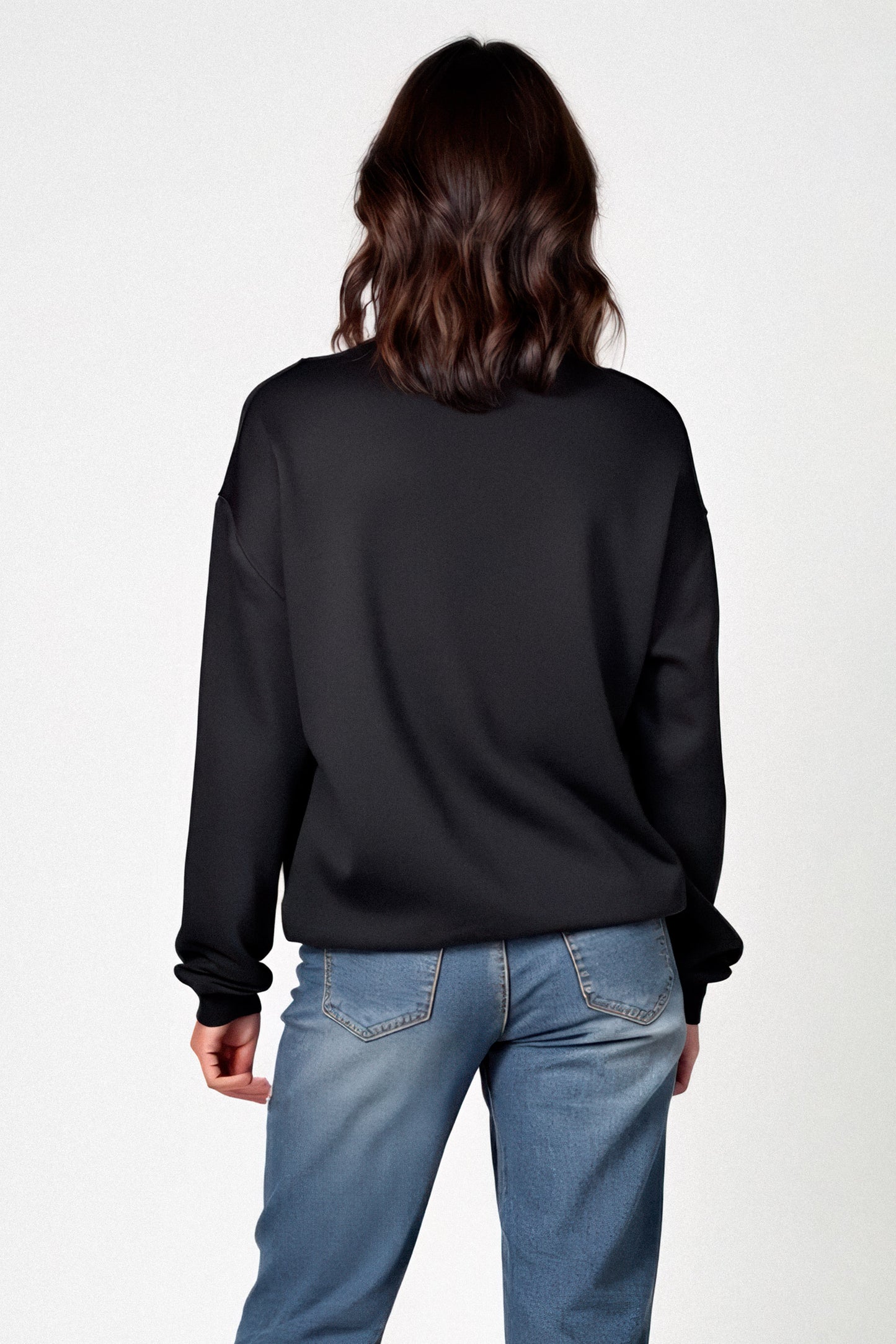 Logo Softest Fleece Crewneck in Black