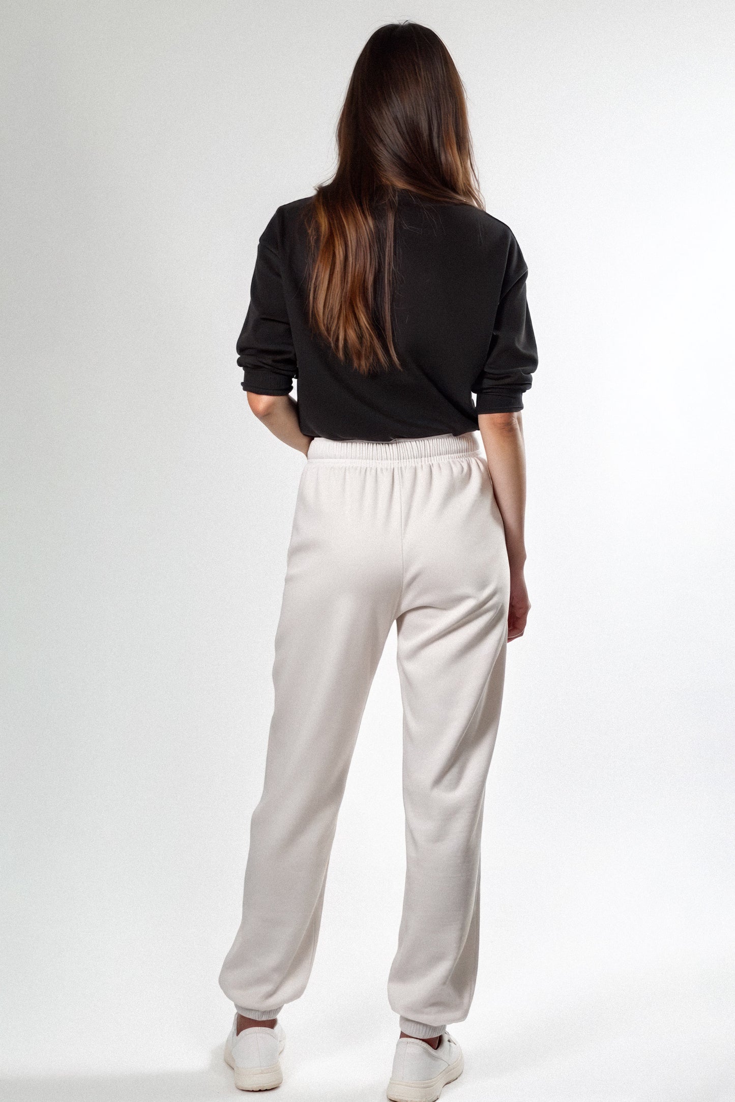 Roll Tide Softest Fleece Jogger in White