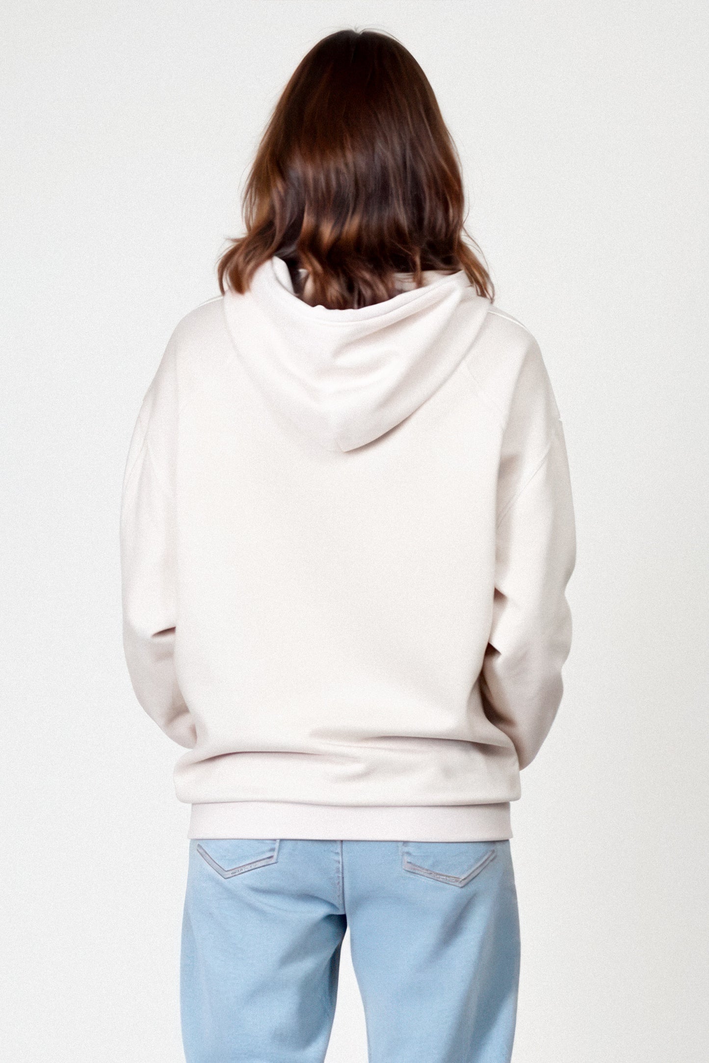 Logo Softest Fleece Hoodie in White