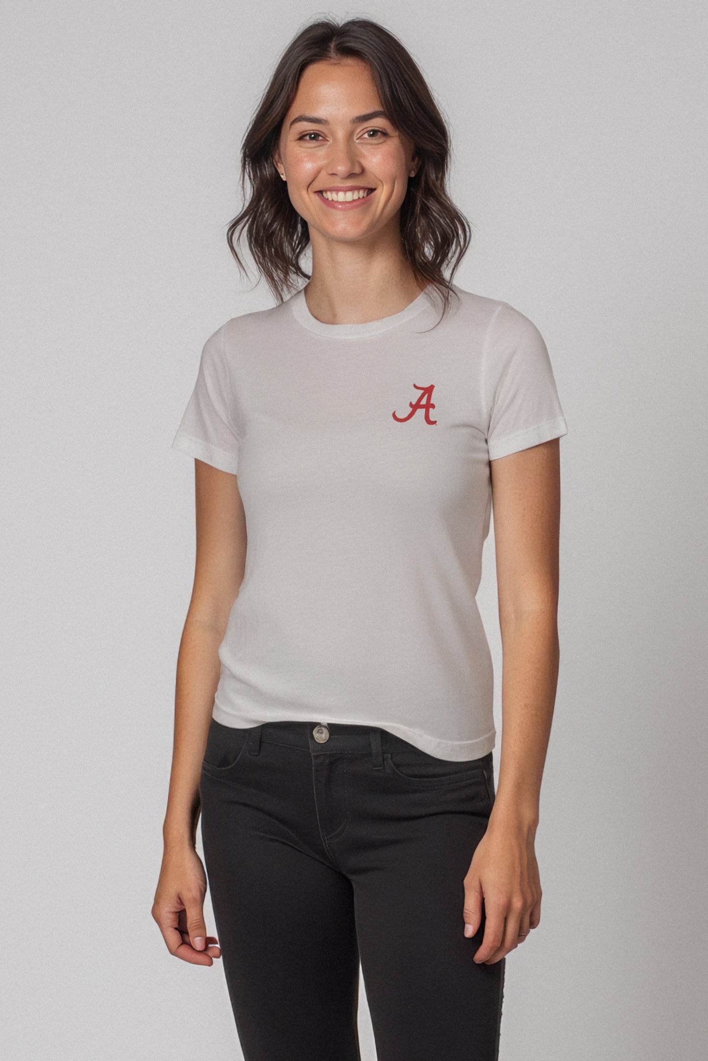 Logo Butter Soft Boxy Crop in White