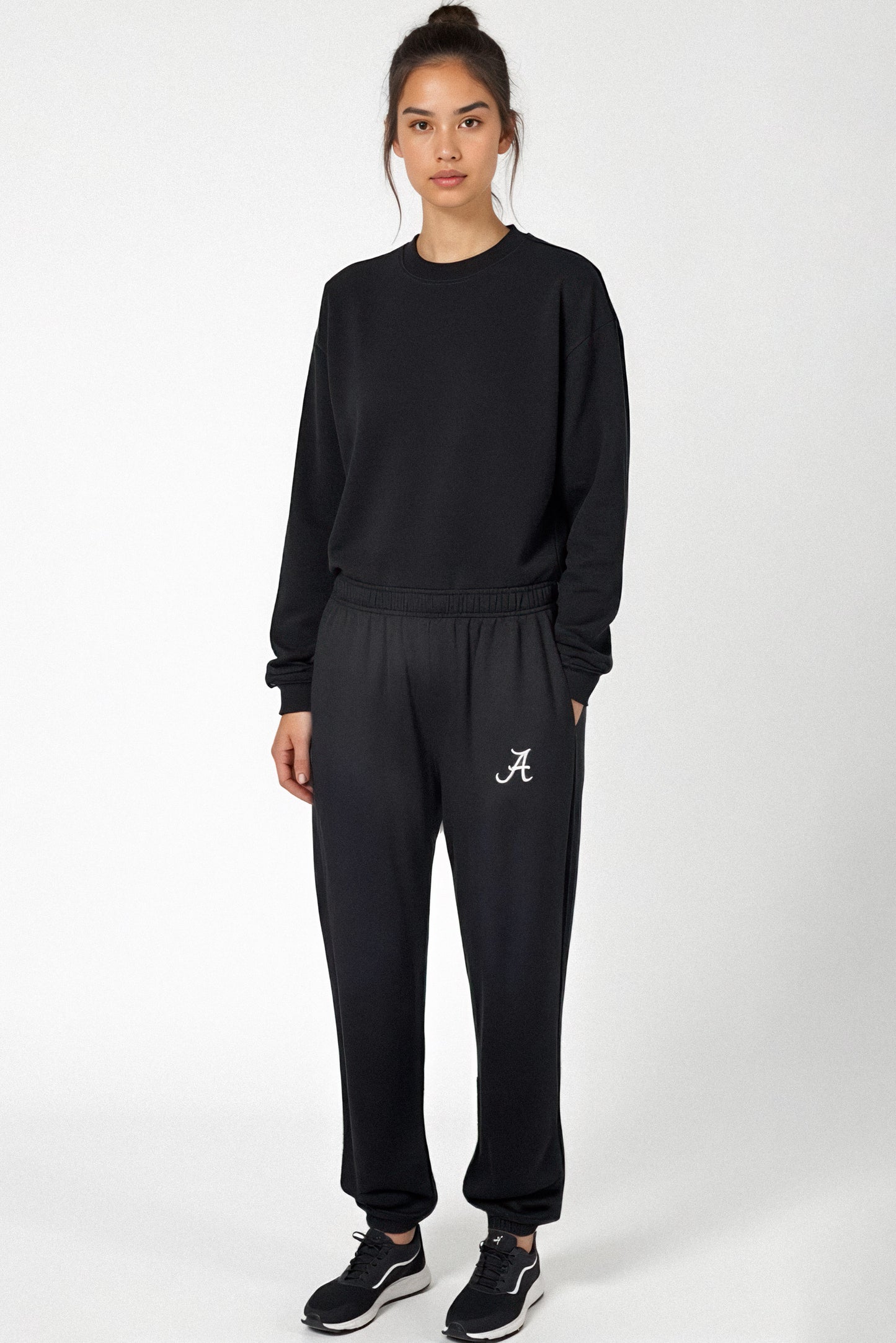 Logo Softest Fleece Jogger in Black