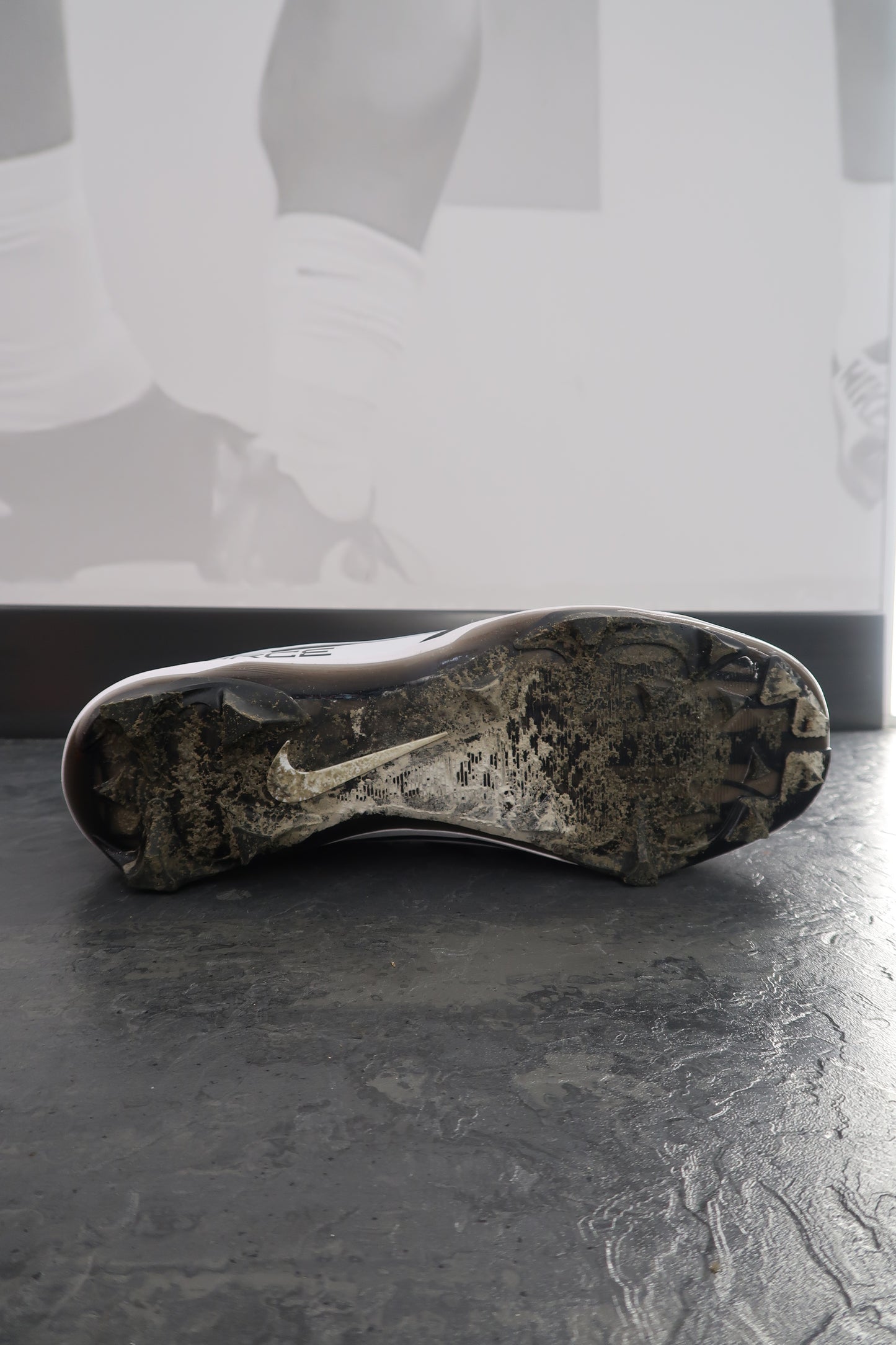 Tyler Booker Autographed Cleat - Captain's Ceremony Used