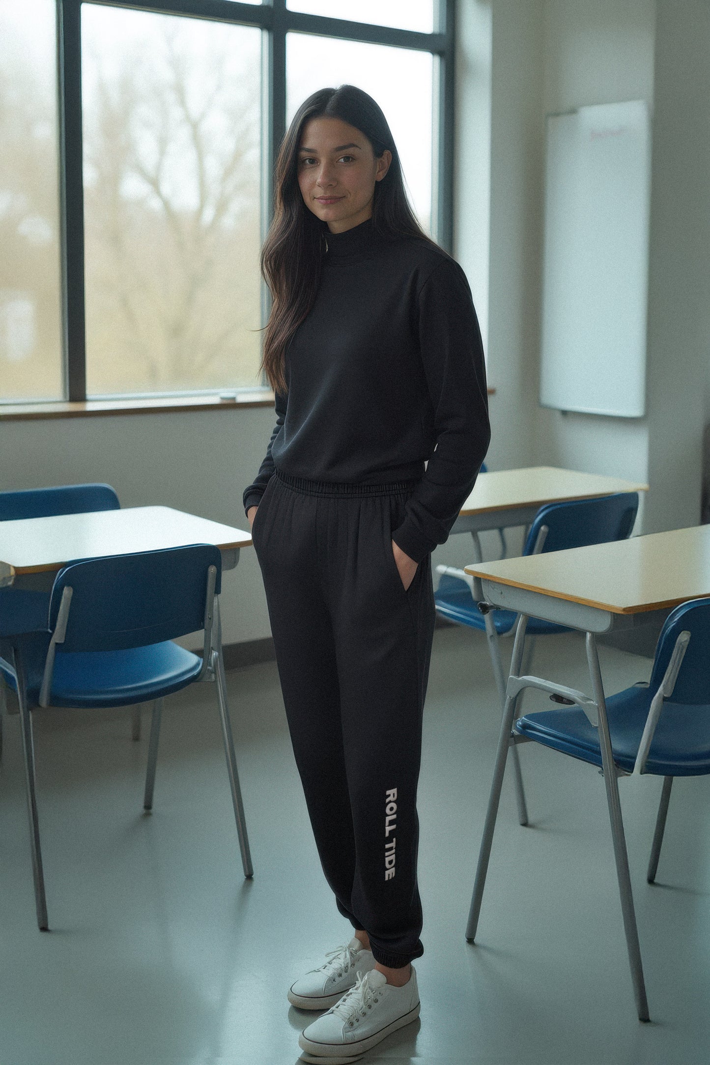 Roll Tide Softest Fleece Jogger in Black