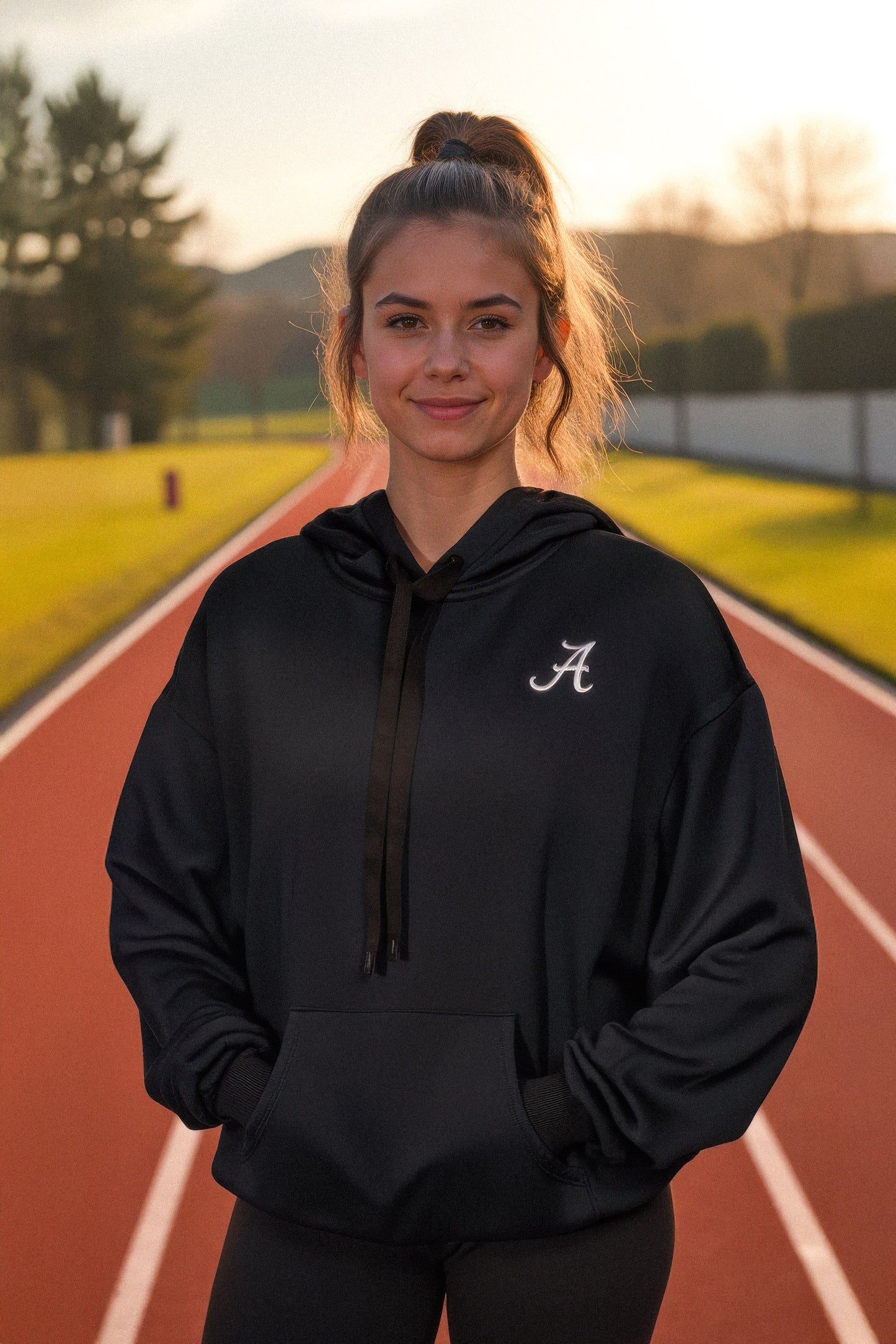 Logo Softest Fleece Hoodie in Black