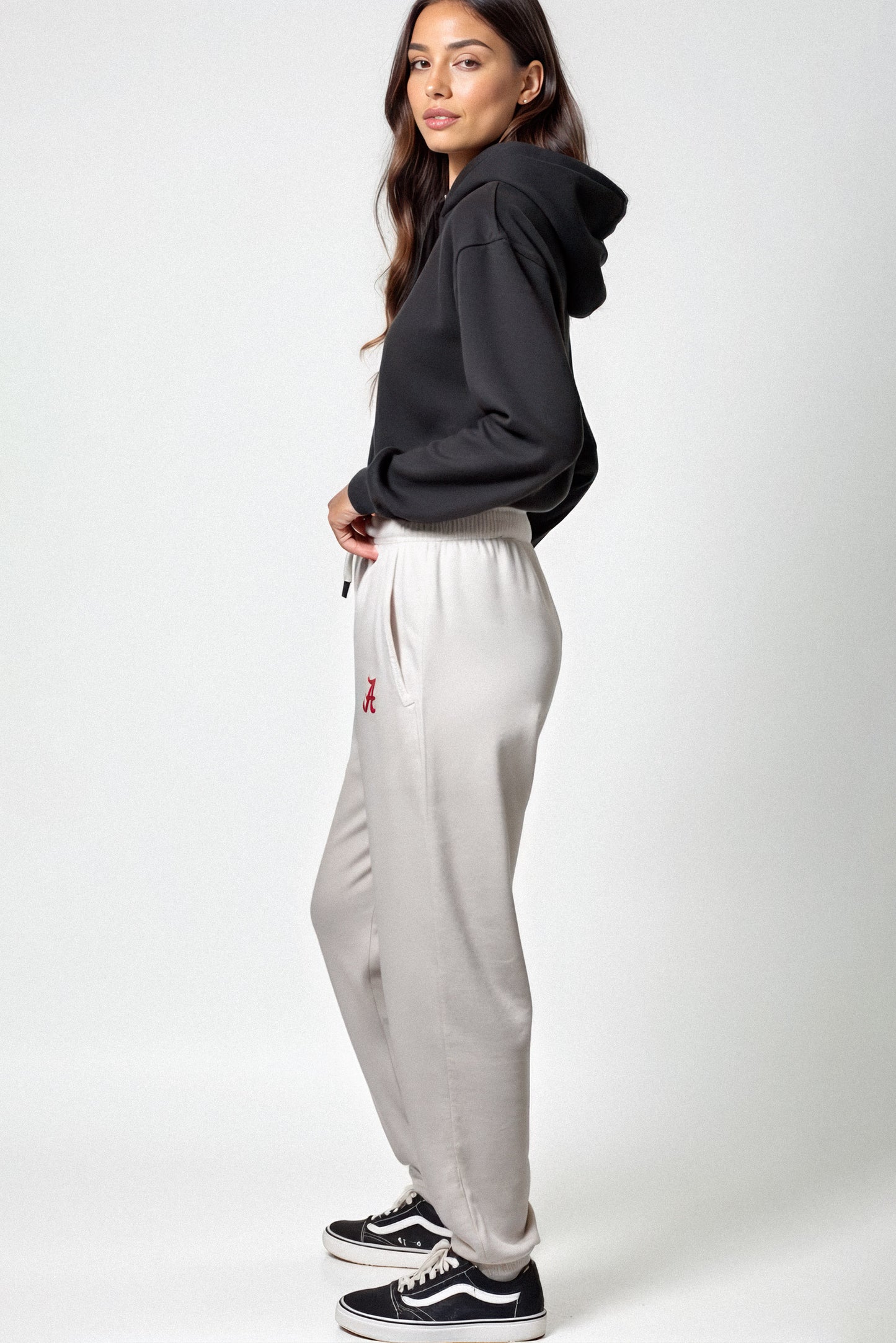 Logo Softest Fleece Jogger in White