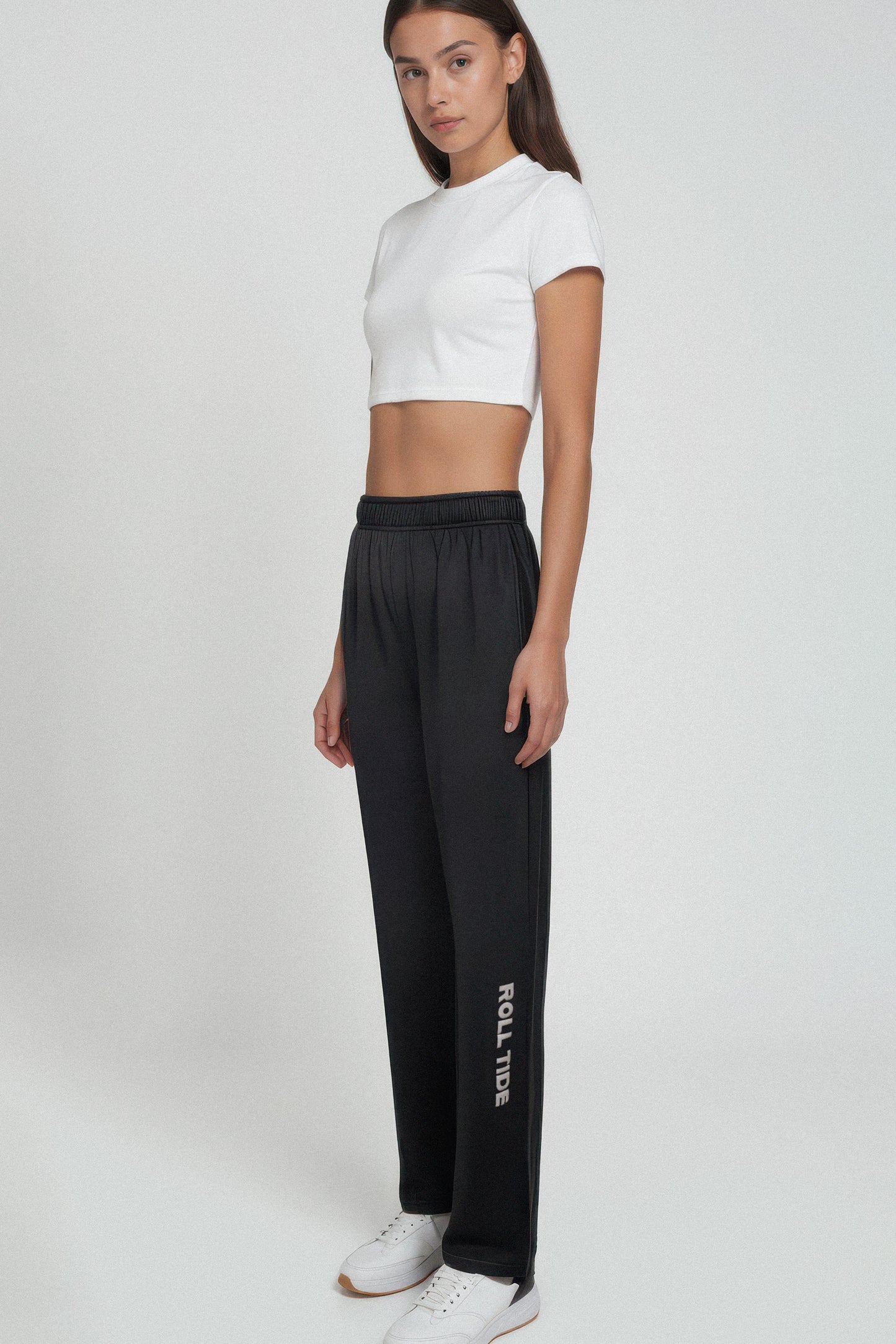 Roll Tide Softest Fleece Straight Leg Sweatpant in Black