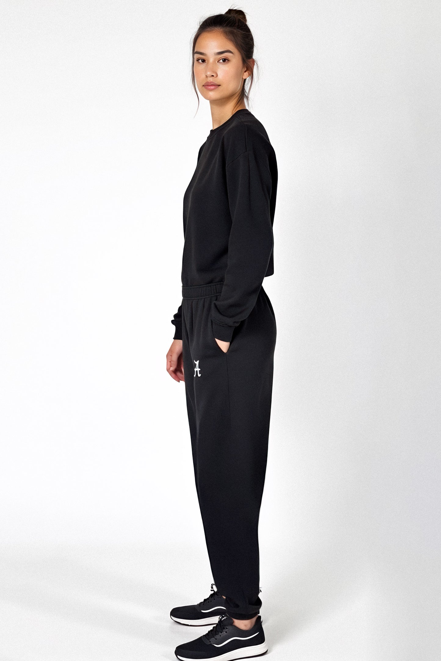 Logo Softest Fleece Jogger in Black
