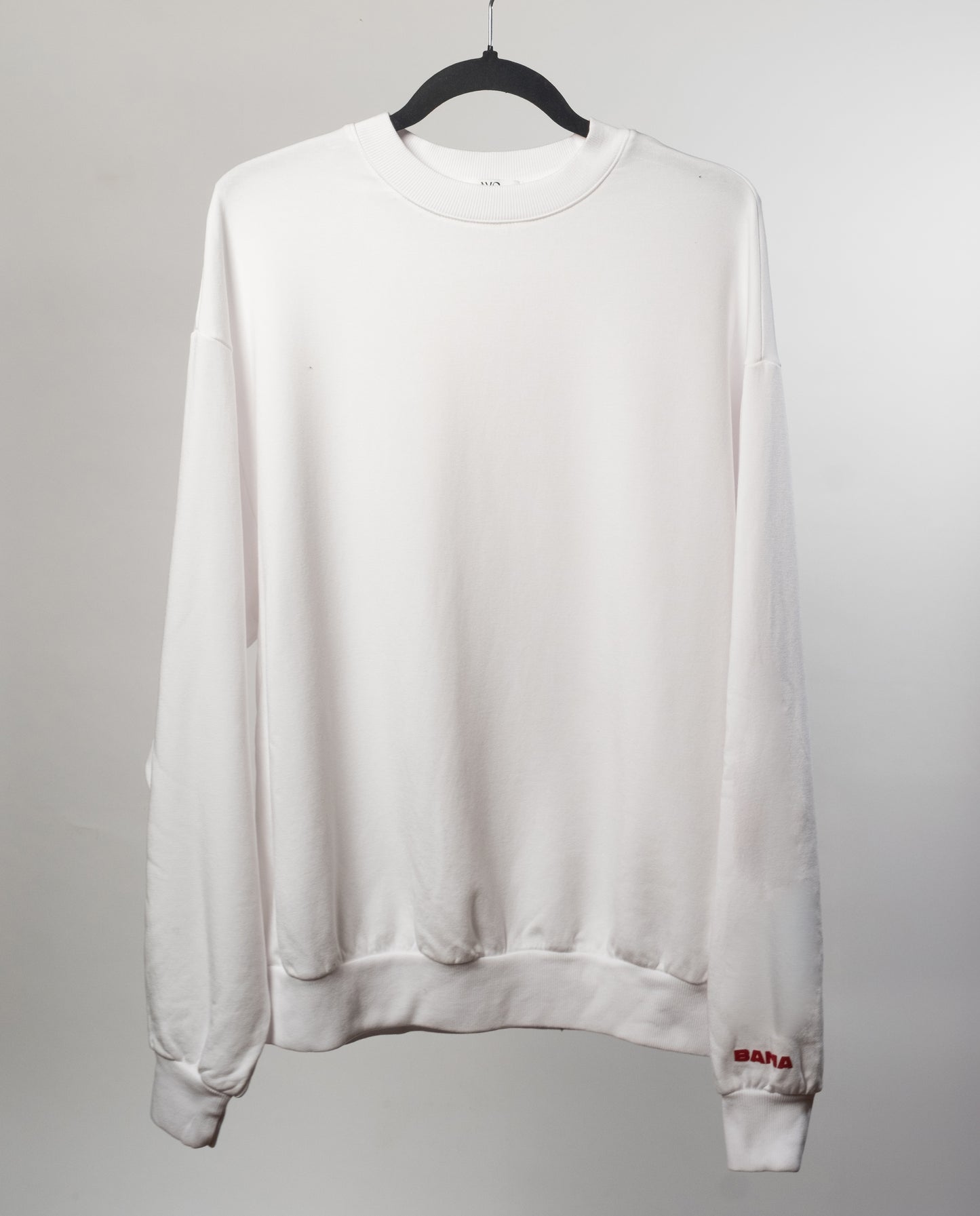 Mini Bama Softest Fleece Crewneck in White