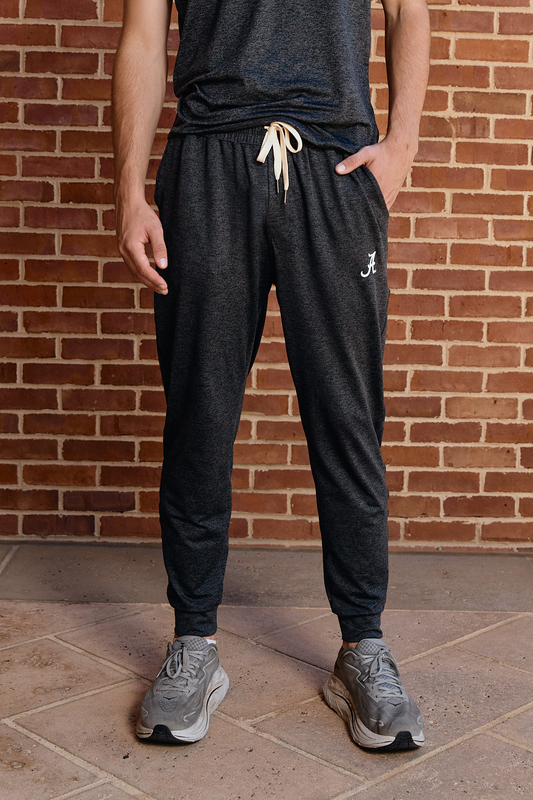 Logo Cloudknit Jogger Mens in Charcoal