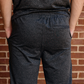 Logo Cloudknit Jogger Mens in Charcoal