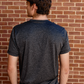 Logo Cloudknit Lounge Tee Mens in Charcoal
