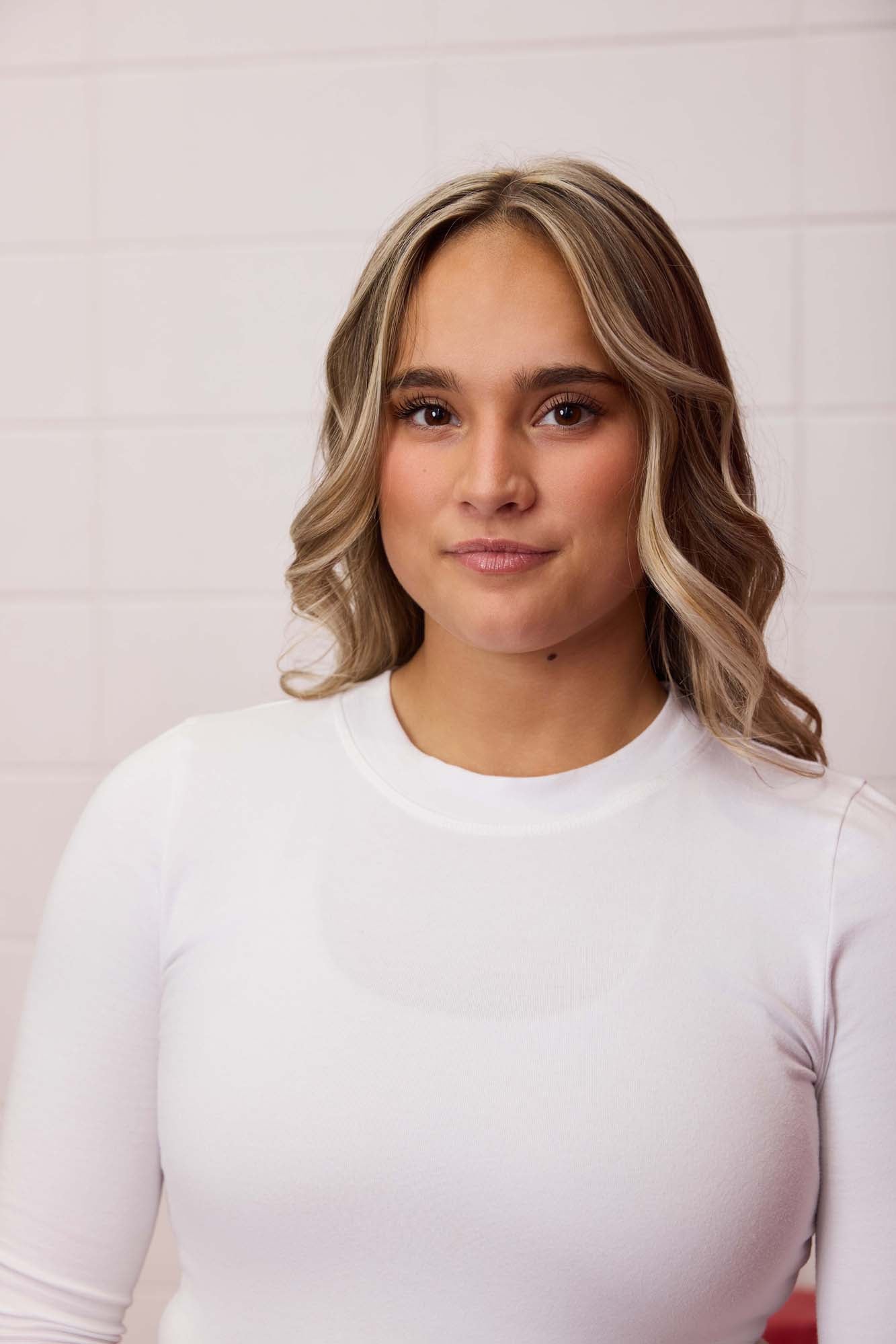 Logo Long Sleeve Zen Top in White