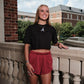 Logo Cloud Boxy Crop in Black