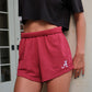 Logo Softest Fleece Short in Crimson