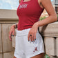 Logo Softest Fleece Short in White