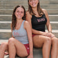 BAMA 2x1 Luxe Rib Tank in Heather Grey