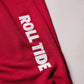 Roll Tide Softest Fleece Straight Leg Sweatpant in Crimson