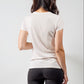 Mini Logo Butter Soft V-Neck in White