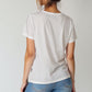 Logo Butter Soft V-Neck in White