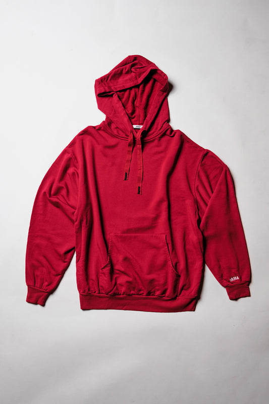 Mini Bama Softest Fleece Hoodie in Crimson