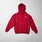 Logo Softest Fleece Hoodie in Crimson