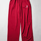 Logo Softest Fleece Straight Leg Sweatpant in Crimson