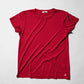 Mini Logo Butter Soft Crew in Crimson