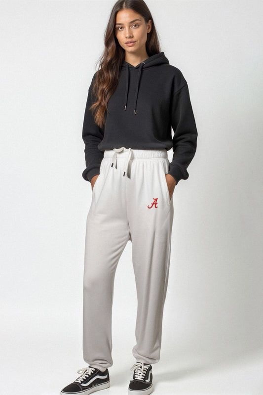 Logo Softest Fleece Jogger in White