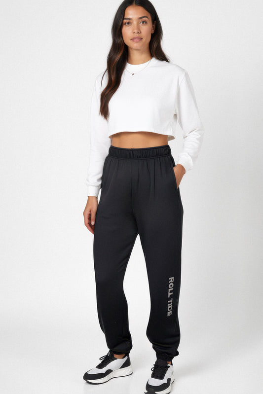 Roll Tide Softest Fleece Jogger in Black