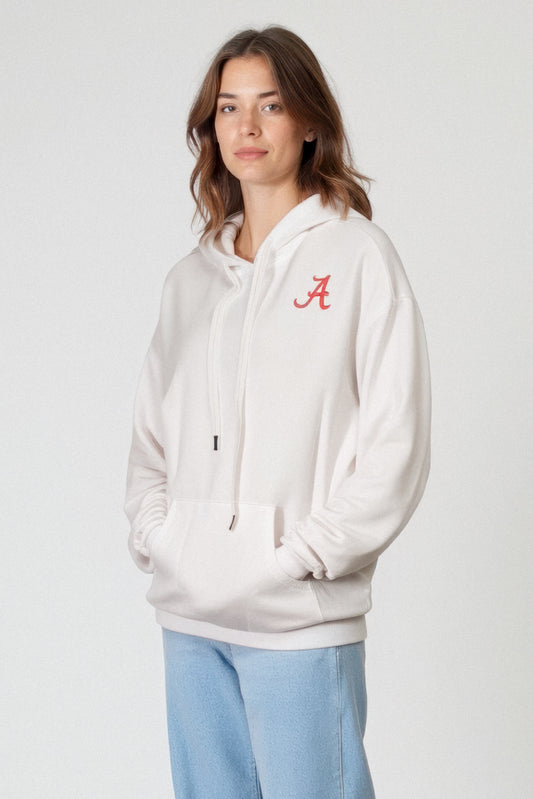 Logo Softest Fleece Hoodie in White