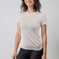 Mini Logo Butter Soft Boxy Crop in White