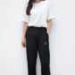 Logo Softest Fleece Straight Leg Sweatpant in Black