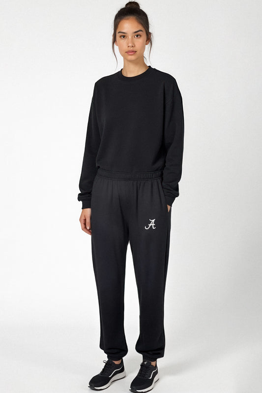 Logo Softest Fleece Jogger in Black