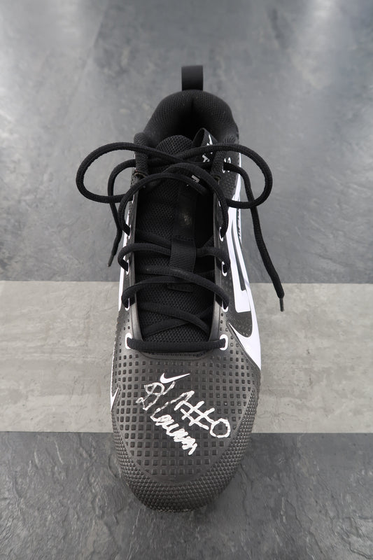 Deontae Lawson Autograph Cleat - Captain's Ceremony Used