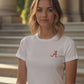 Logo Butter Soft Boxy Crop in White