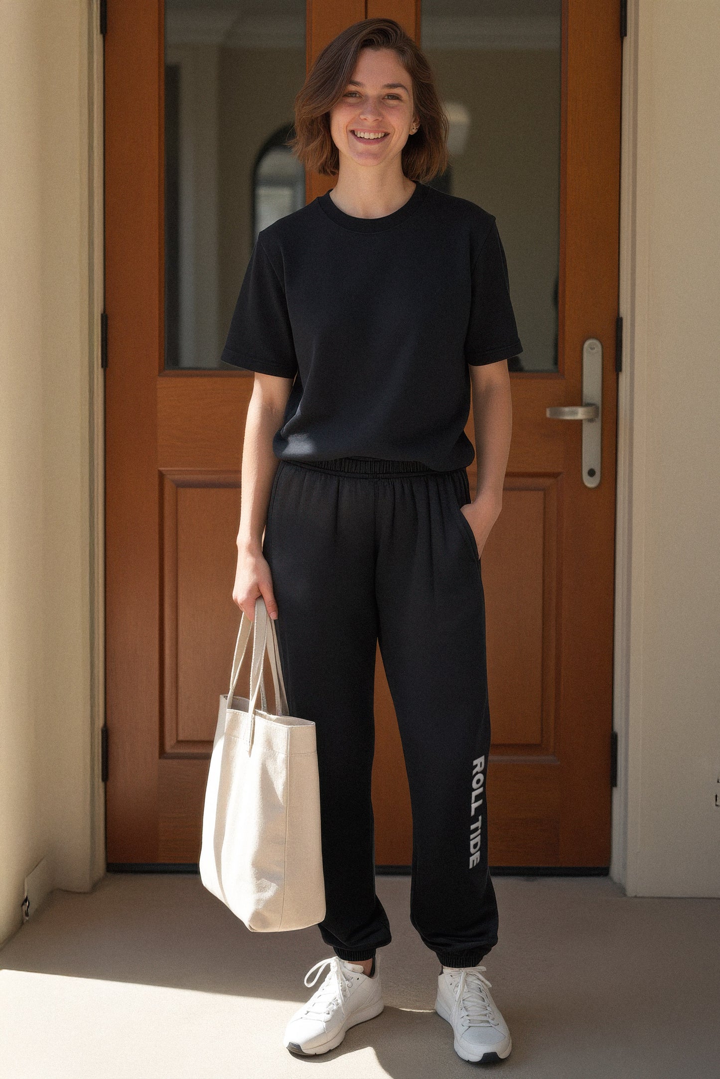 Roll Tide Softest Fleece Jogger in Black