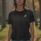 Logo Butter Soft Boxy Crop in Black