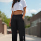 Roll Tide Softest Fleece Straight Leg Sweatpant in Black