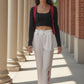 Roll Tide Softest Fleece Straight Leg Sweatpant in White