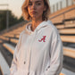 Logo Softest Fleece Hoodie in White