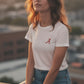 Logo Butter Soft Boxy Crop in White