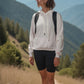 Mini Bama Softest Fleece Hoodie in White