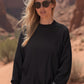 Mini Bama Softest Fleece Crewneck in Black