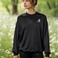Logo Softest Fleece Crewneck in Black