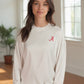 Logo Softest Fleece Crewneck in White