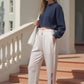Roll Tide Softest Fleece Jogger in White